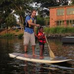 Paddling with kids